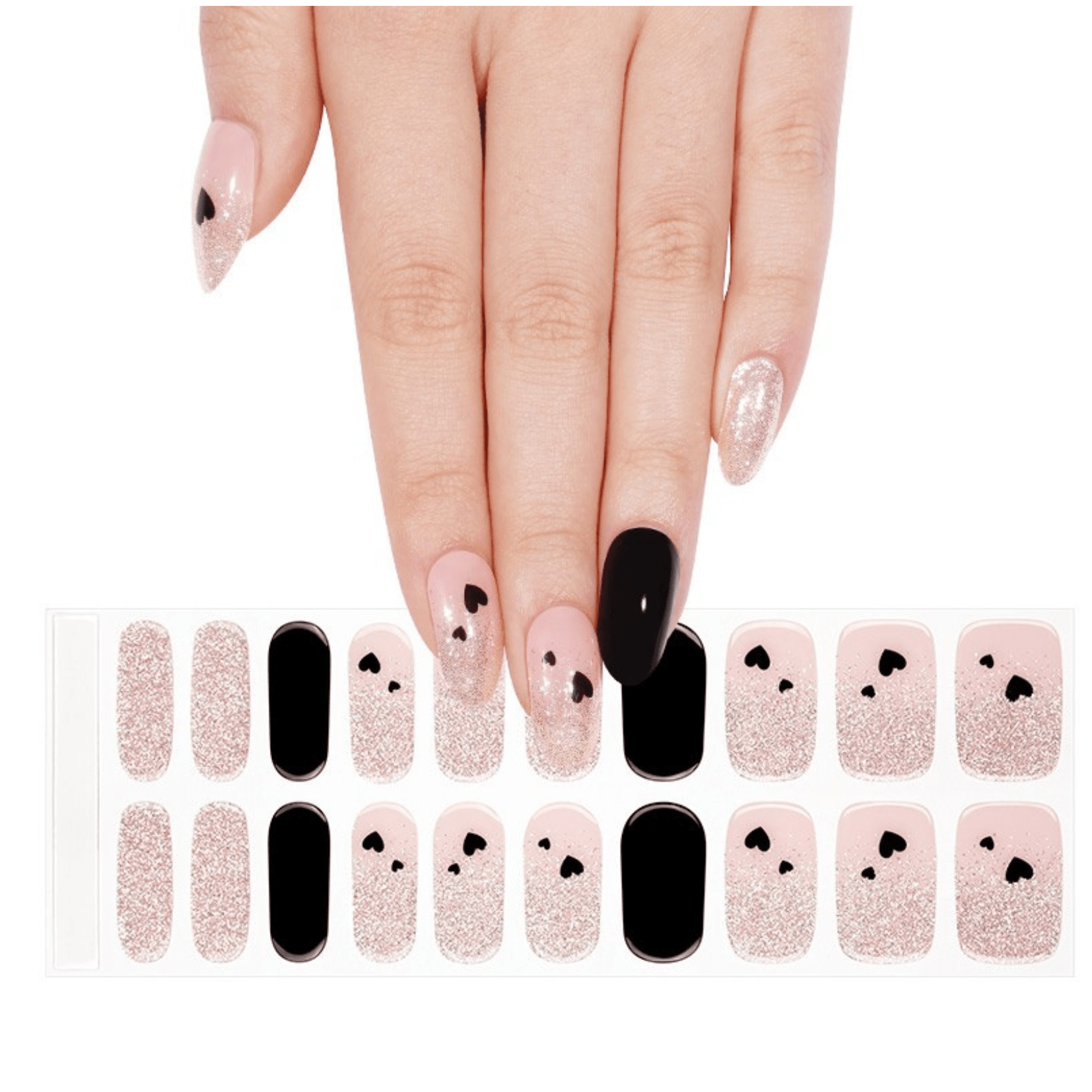 Holy Grail Nail Semi-Cured Gels Blackhearted Love