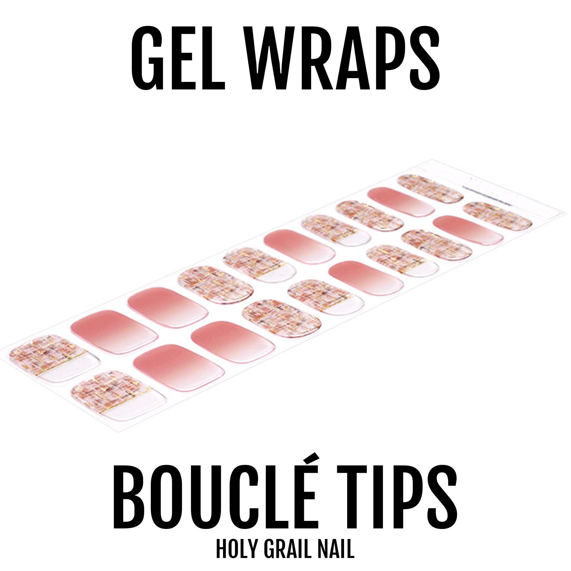 Holy Grail Nail Semi-Cured Gels Bouclé Tips - Gels