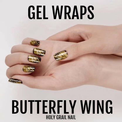 Holy Grail Nail Semi-Cured Gels Butterfly Wing - Gels, Gilded Wings Gel, Hello Nails