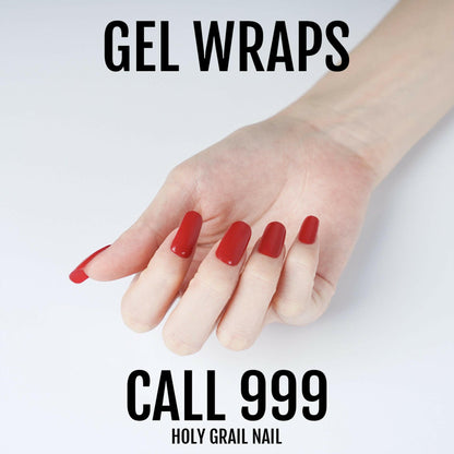 Holy Grail Nail Semi-Cured Gels Call 999 - Gels, Rouge Gels, Holy Gels, Blood Red Gel, Hello Nails