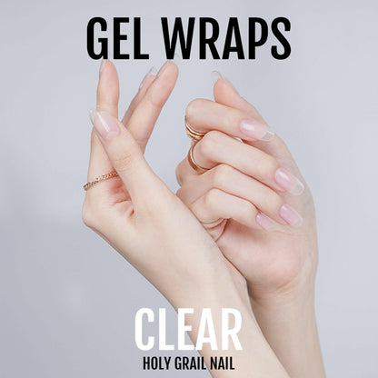 Holy Grail Nail Semi-Cured Gels Clear - Gels, Crystal Clear Gels, Holy Gels, Clear Gel, Hello Nails