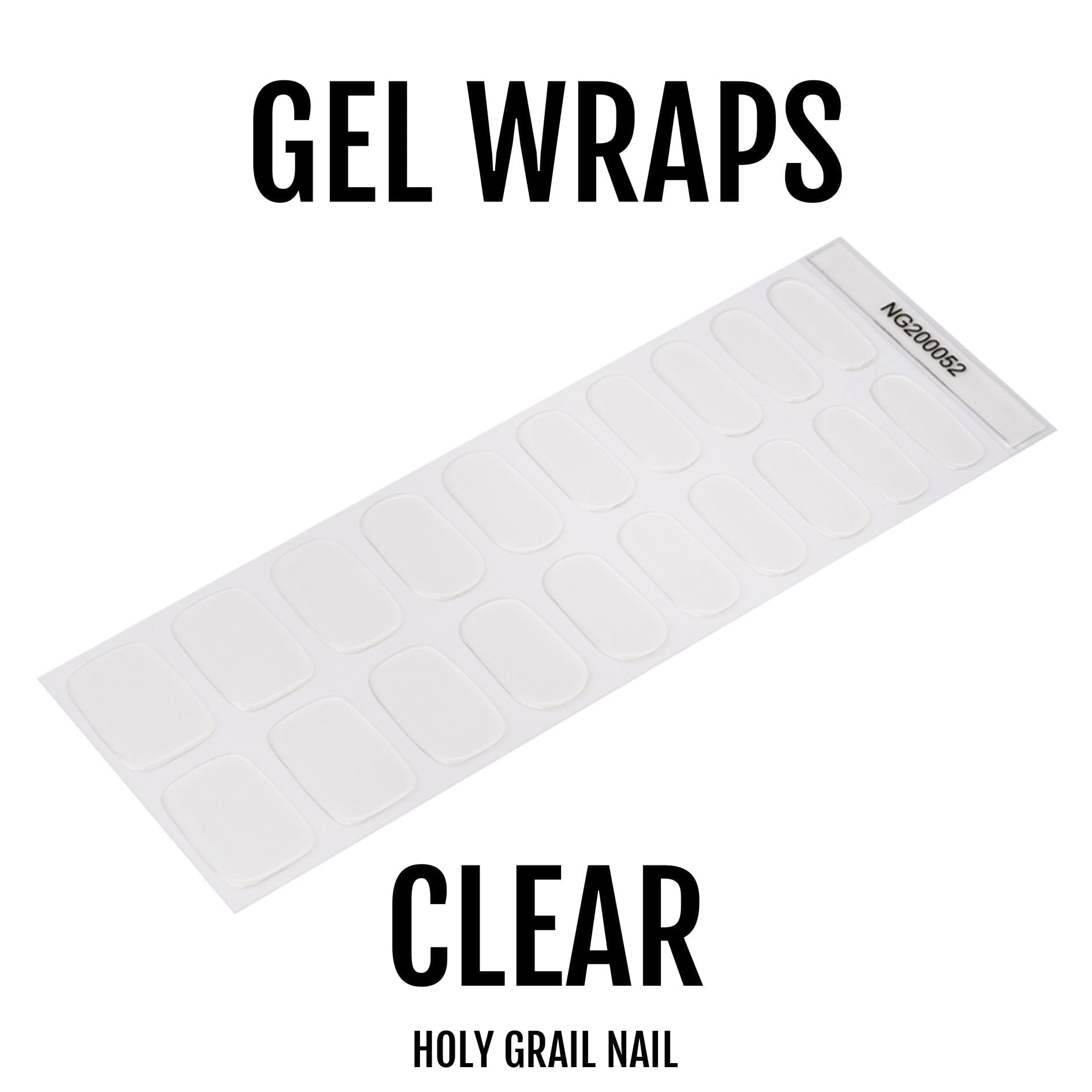 Holy Grail Nail Semi-Cured Gels Clear - Gels