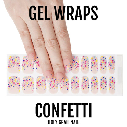 Holy Grail Nail Semi-Cured Gels Confetti - Gels, Bubblegum Confetti Gels, Holy Gels