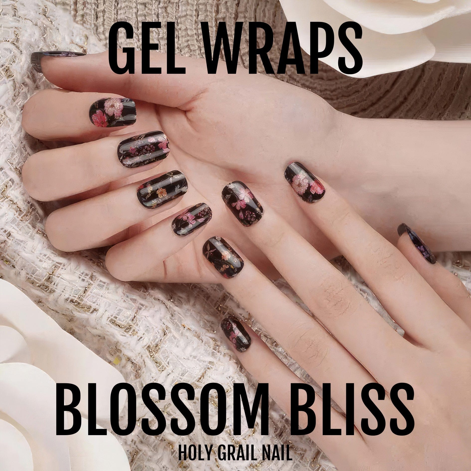 Holy Grail Nail Semi-Cured Gels Dark Florals - Gels