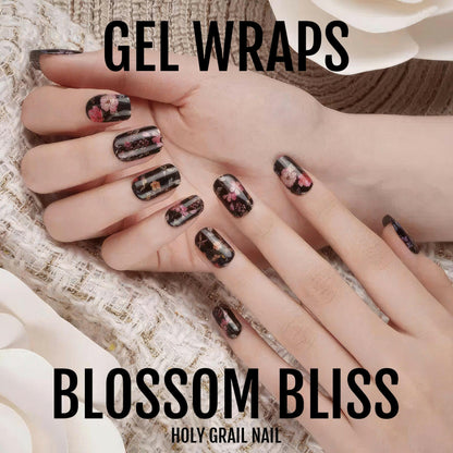 Holy Grail Nail Semi-Cured Gels Dark Florals - Gels, Midsummer Nights Dream Gel, Hello Nails