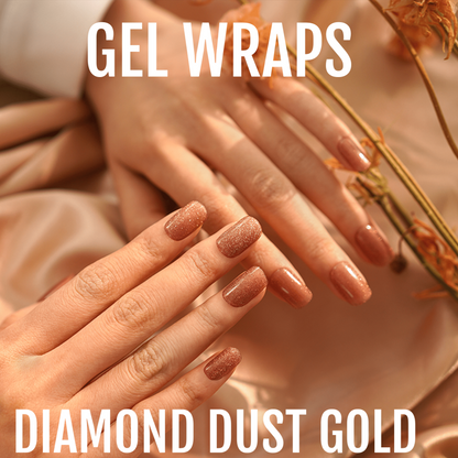 Holy Grail Nail Semi-Cured Gels Diamond Dust Gold - Gels