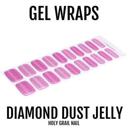 Holy Grail Nail Semi-Cured Gels Diamond Dust Jelly - Gels, Ballet Slipper Gel, Hello Nails