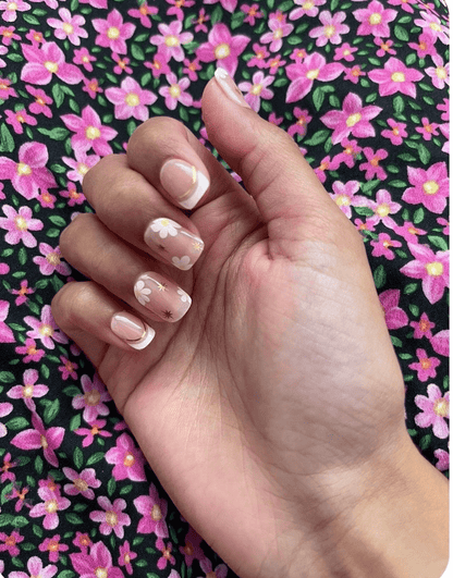 Holy Grail Nail Semi-Cured Gels Ditzy Floral - Gels, Daisy Elegance Gels, Holy Gels, French Flora Gel, Hello Nails