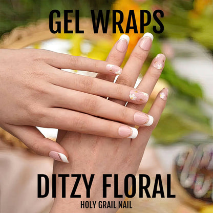Holy Grail Nail Semi-Cured Gels Ditzy Floral - Gels, Daisy Elegance Gels, Holy Gels, French Flora Gel, Hello Nails