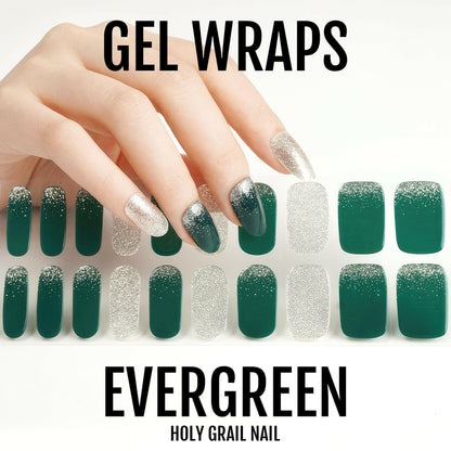 Holy Grail Nail Semi-Cured Gels Evergreen - Gels, Frosted Fir Gel, Hello Nails