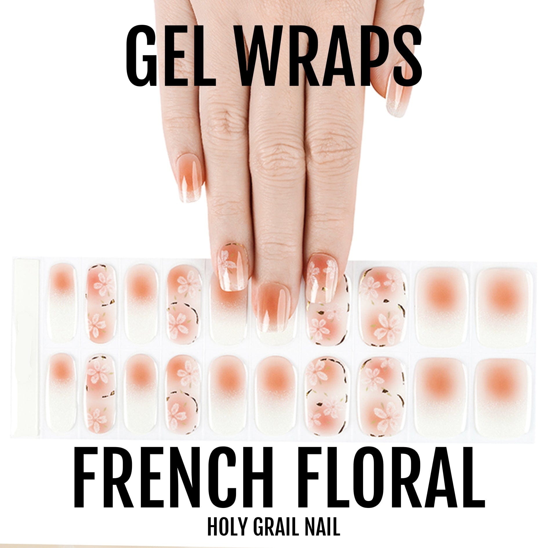 Holy Grail Nail Semi-Cured Gels French Floral - Gels