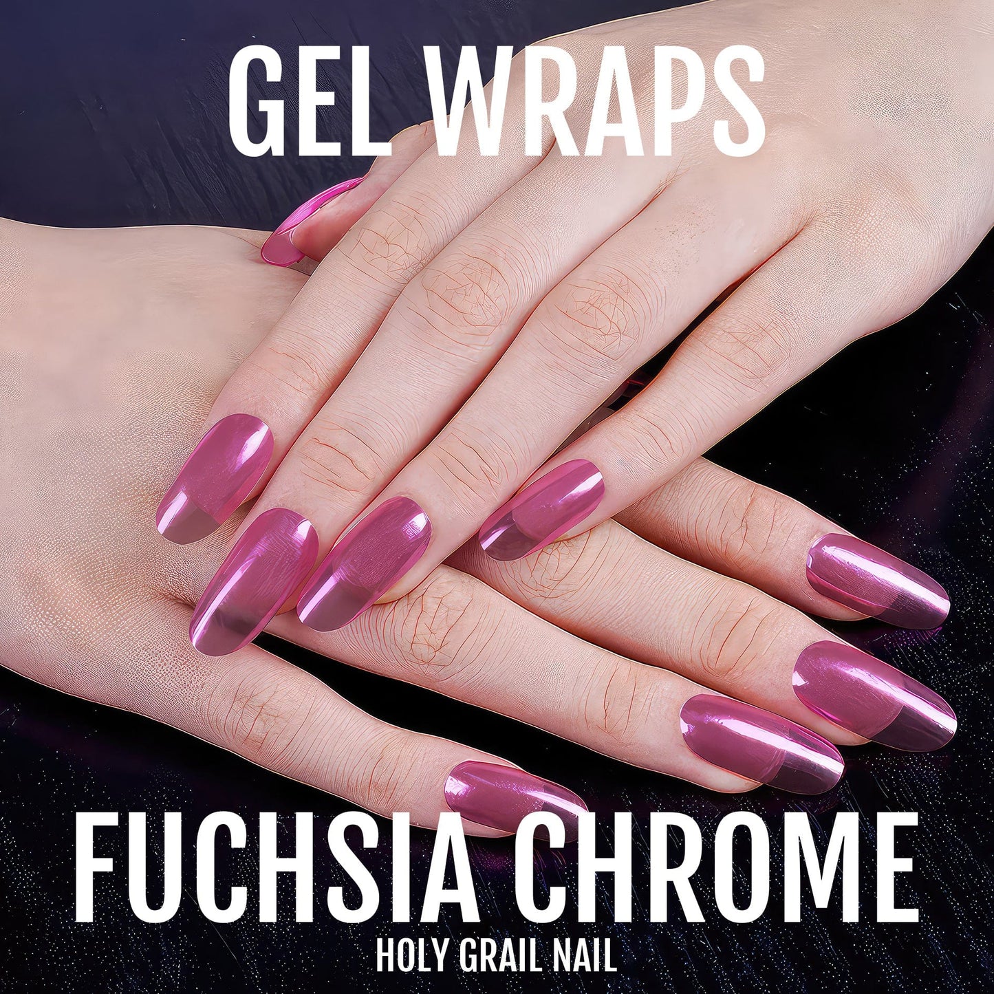 Holy Grail Nail Semi-Cured Gels Fuchsia Chrome - Gels