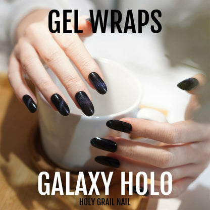 Holy Grail Nail Semi-Cured Gels Galaxy Holo - Gels, Obsidian Shimmer Gels, Holy Gels