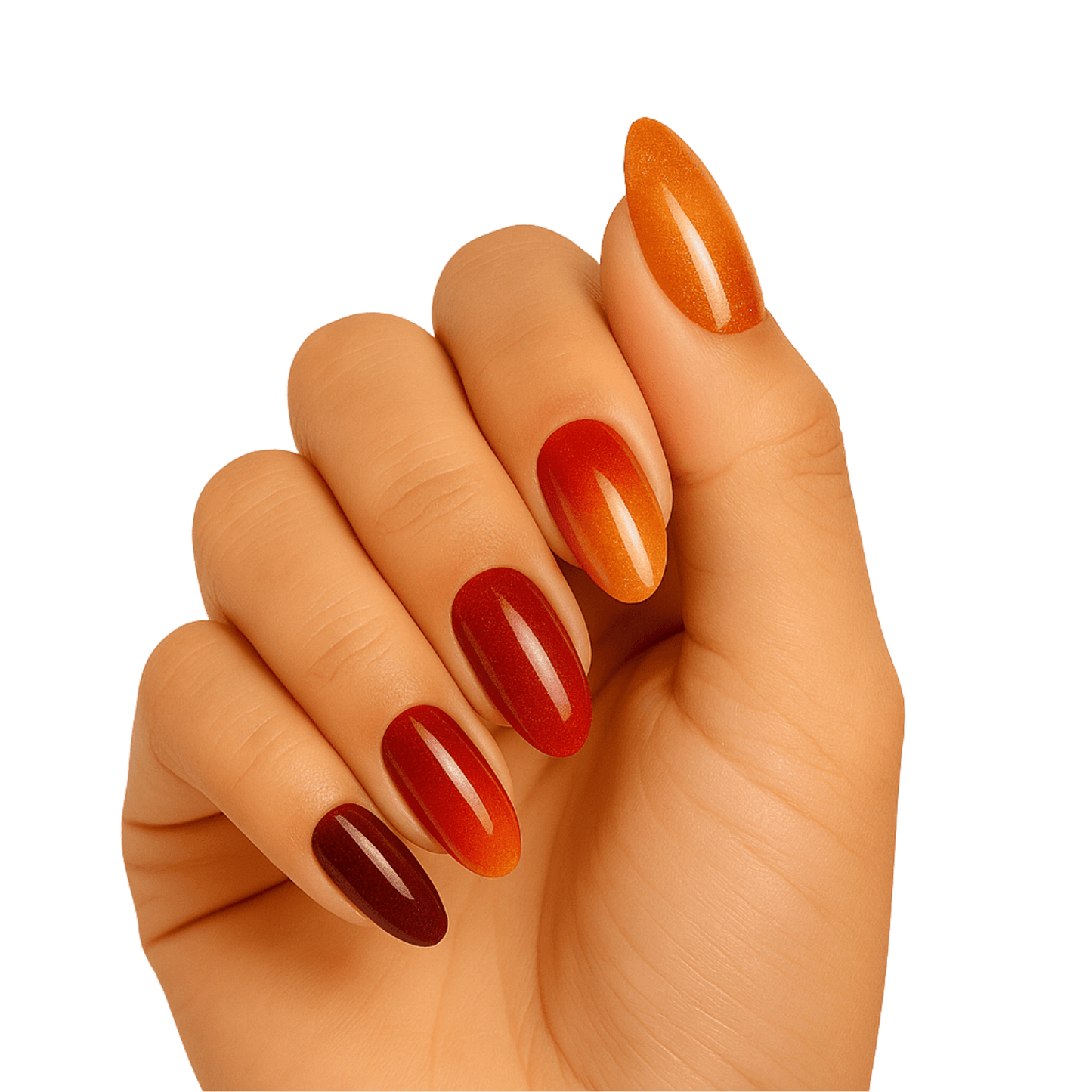 Holy Grail Nail Semi-Cured Gels Gradients of Amber - Gels