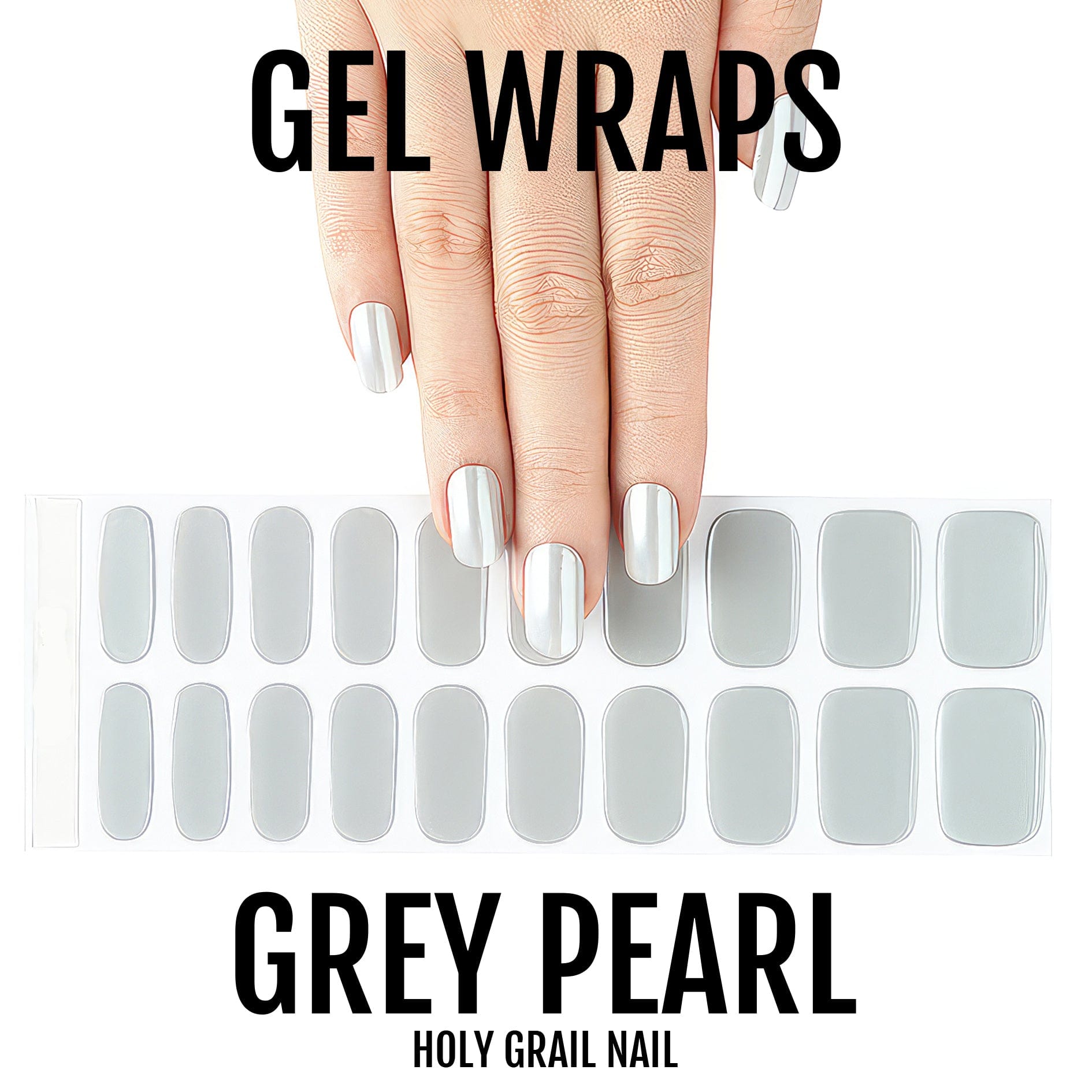 Holy Grail Nail Semi-Cured Gels Grey Pearl - Gels