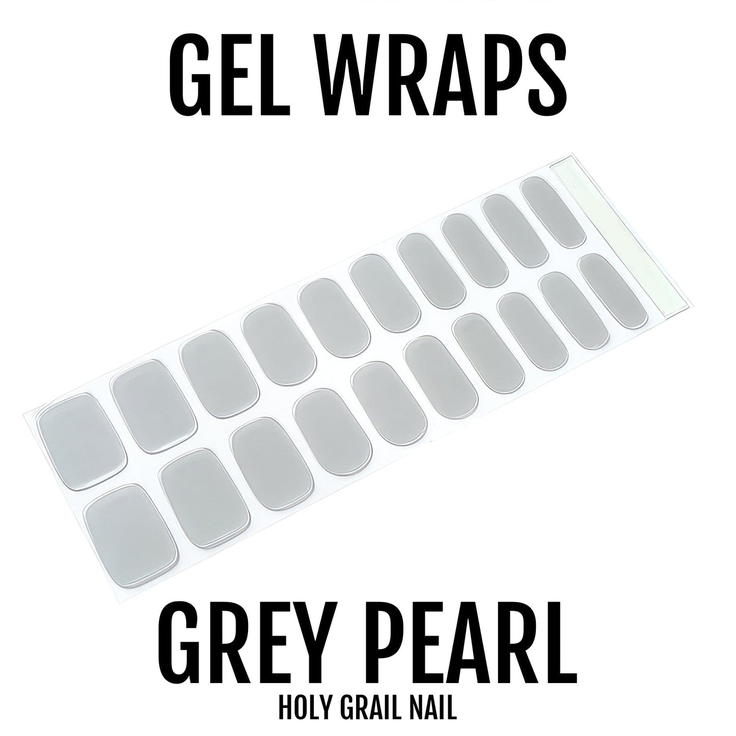 Holy Grail Nail Semi-Cured Gels Grey Pearl - Gels