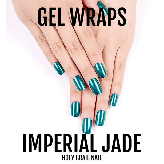 Holy Grail Nail Semi-Cured Gels Imperial Jade - Gels, Peacock Gel, Hello Nails