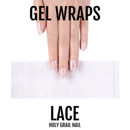 Holy Grail Nail Semi-Cured Gels Lace - Gels, Delicate Lace Gel, Hello Nails