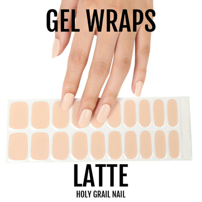 Holy Grail Nail Semi-Cured Gels Latte - Gels, Nude Gel, Hello Nails