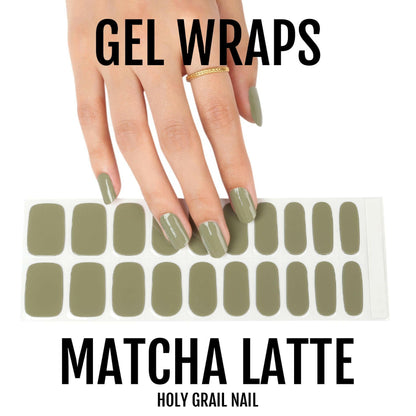 Holy Grail Nail Semi-Cured Gels Matcha Latte - Gels, Olive Gels, Holy Gels