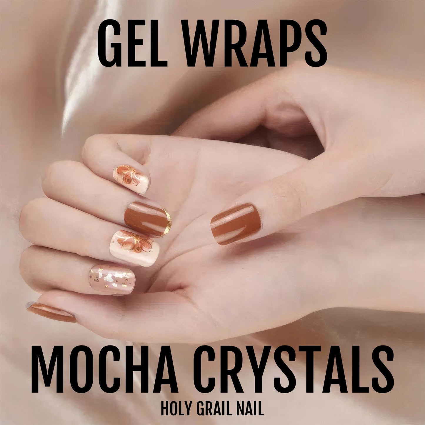 Holy Grail Nail Semi-Cured Gels Mocha Crystals - Gels