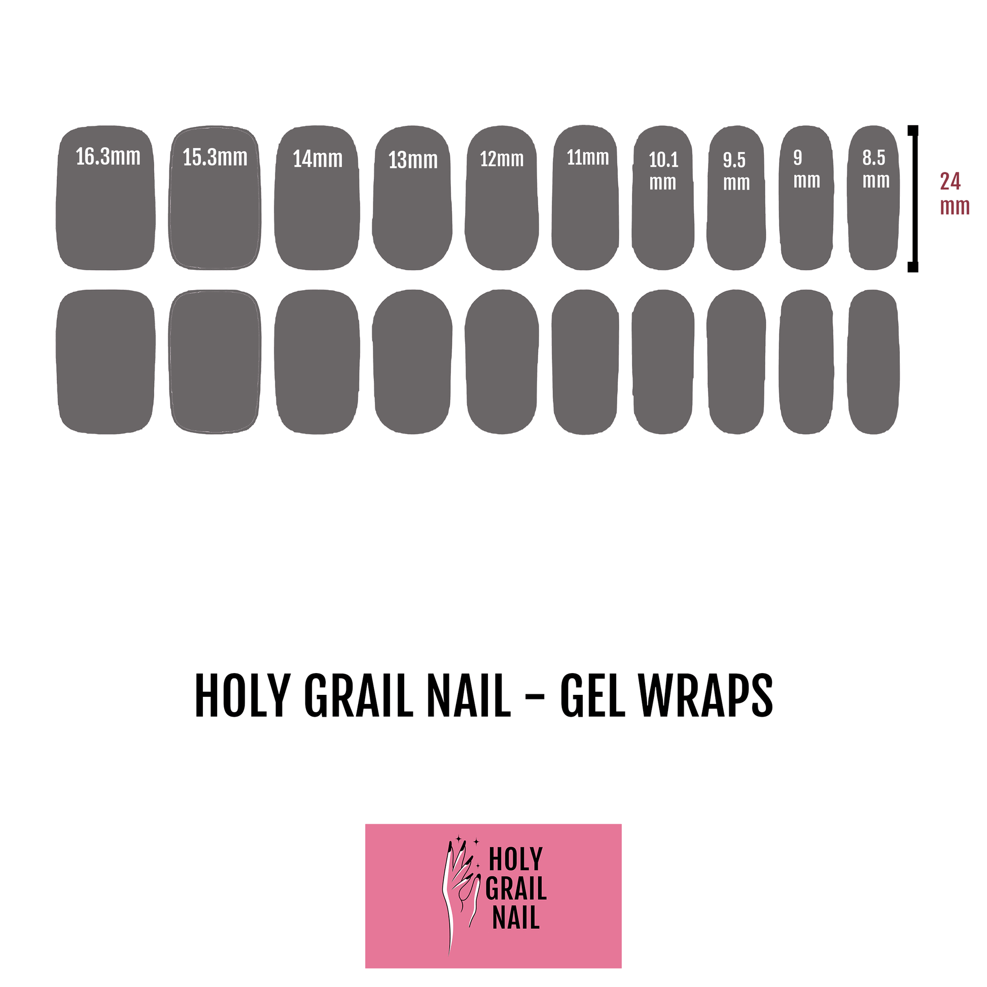 Holy Grail Nail Semi-Cured Gels Mystic - Gels, Glimmer and Glam Gel, Hello Nails