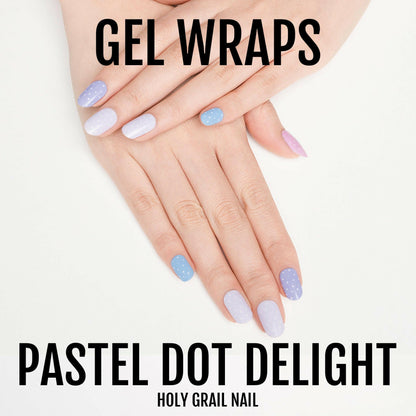 Holy Grail Nail Semi-Cured Gels Pastel Dot Delight - Gels, On the Dot Gel, Hello Nails