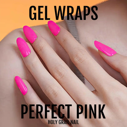 Holy Grail Nail Semi-Cured Gels Perfect Pink - Gels, Neon Pink Gels, Holy Gels, Hot Pink Gel, Hello Nails