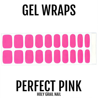 Holy Grail Nail Semi-Cured Gels Perfect Pink - Gels, Neon Pink Gels, Holy Gels, Hot Pink Gel, Hello Nails
