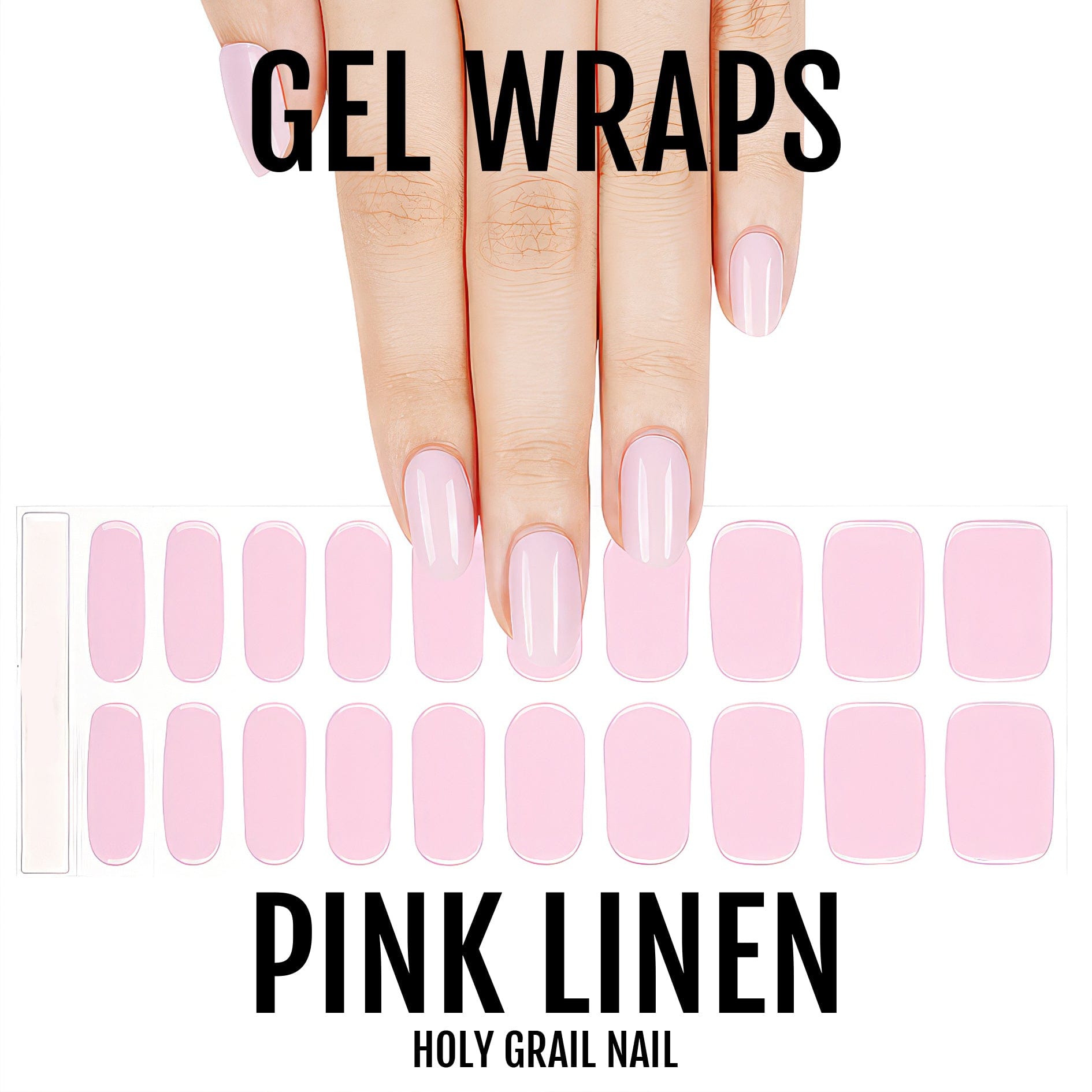 Holy Grail Nail Semi-Cured Gels Pink Linen - Gels