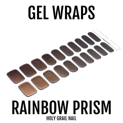 Holy Grail Nail Semi-Cured Gels Rainbow Prism - Gels, Prismatic Spectrum Gels, Holy Gels