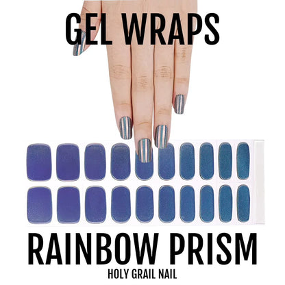 Holy Grail Nail Semi-Cured Gels Rainbow Prism - Gels, Prismatic Spectrum Gels, Holy Gels