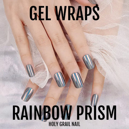 Holy Grail Nail Semi-Cured Gels Rainbow Prism - Gels, Prismatic Spectrum Gels, Holy Gels