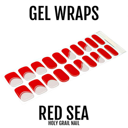 Holy Grail Nail Semi-Cured Gels Red Sea - Gels, Classic Red Gel, Hello Nails