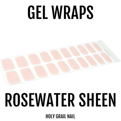 Holy Grail Nail Semi-Cured Gels Rosewater Sheen - Gels, Pink Hue Gel, Hello Nails
