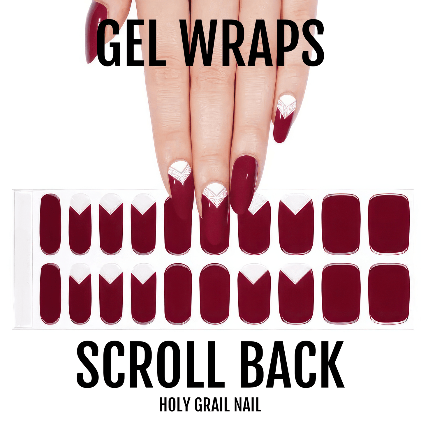 Holy Grail Nail Semi-Cured Gels Scroll Back - Gels