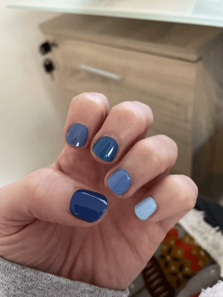 Holy Grail Nail Semi-Cured Gels Shades of Blue - Gels