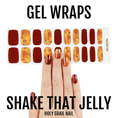 Holy Grail Nail Semi-Cured Gels Shake That Jelly - Gels, Amber Glow, Hello Nails