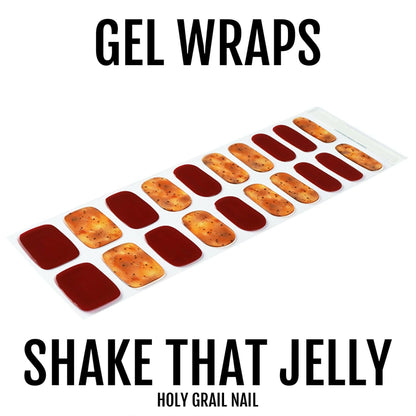 Holy Grail Nail Semi-Cured Gels Shake That Jelly - Gels, Amber Glow, Hello Nails