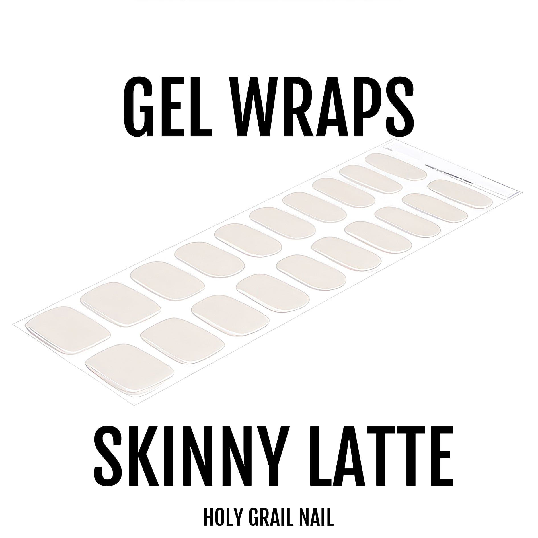 Holy Grail Nail Semi-Cured Gels Skinny Latte - Gels, Babyccino Gel, Hello Nails