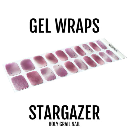 Holy Grail Nail Semi-Cured Gels Stargazer - Gels, Cosmic Stardust Gels, Holy Gels, Candy Floss Gel, Hello Nails