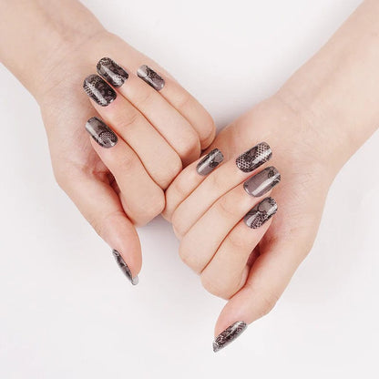 Holy Grail Nail Semi-Cured Gels Stockings - Gels, Black Lace Gel, Hello Nails