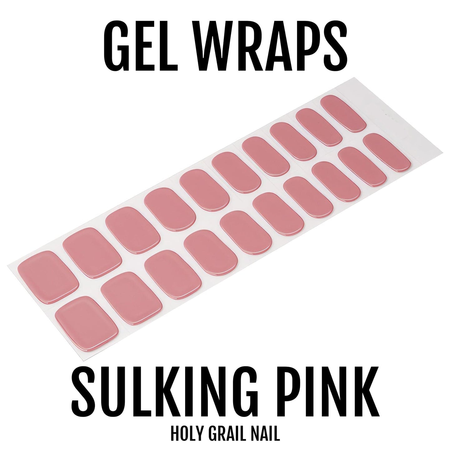 Holy Grail Nail Semi-Cured Gels Sulking Pink Gel - Gels