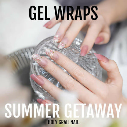 Holy Grail Nail Semi-Cured Gels Summer Getaway - Gels, Classic Flora Gel, Hello Nails
