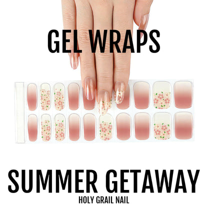 Holy Grail Nail Semi-Cured Gels Summer Getaway - Gels, Classic Flora Gel, Hello Nails