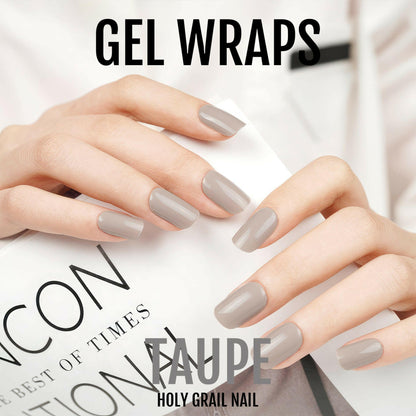 Holy Grail Nail Semi-Cured Gels Taupe - Gels, Taupe Gel, Hello Nails