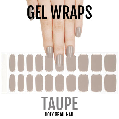 Holy Grail Nail Semi-Cured Gels Taupe - Gels, Taupe Gel, Hello Nails