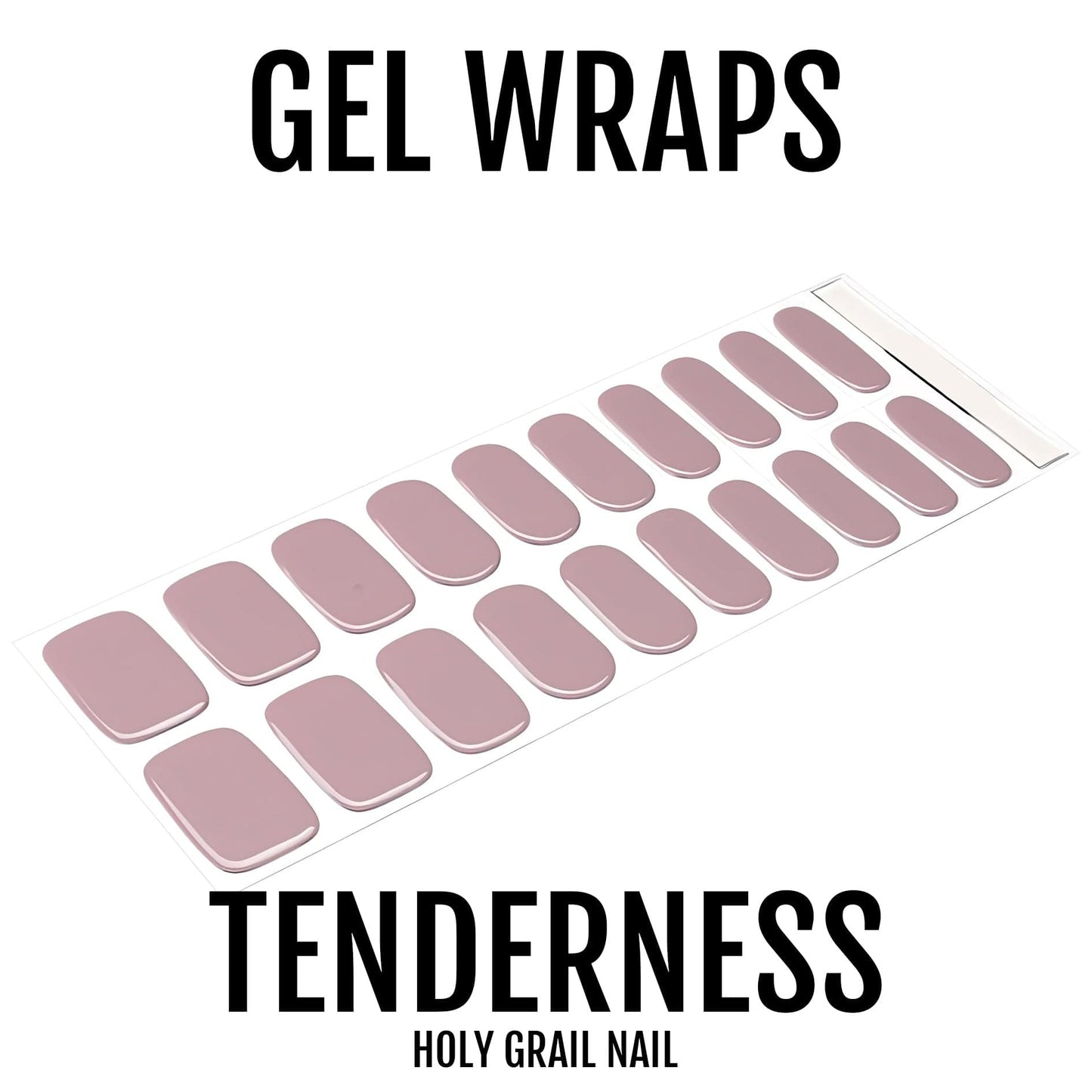 HOLY GRAIL NAIL Semi-Cured Gels Tenderness - Gels, Mauve Gel, Hello Nails