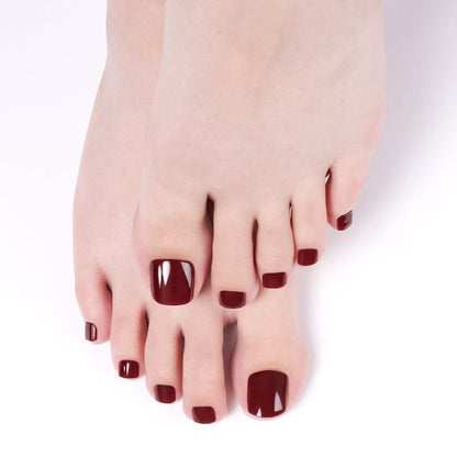 HOLY GRAIL NAIL Semi-Cured Gels Wine - Gel Pedi Wraps
