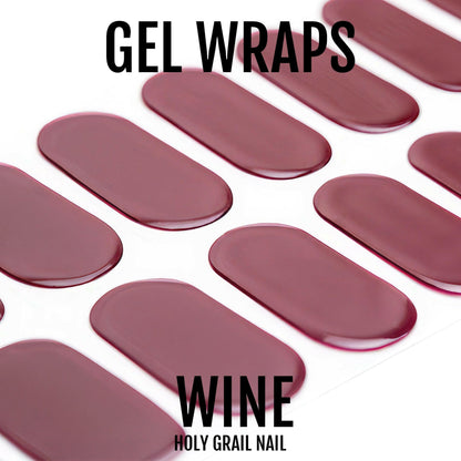 Holy Grail Nail Semi-Cured Gels Wine - Gels, Mulled Wine Gels, Holy Gels, Plum Gel, Hello Nails